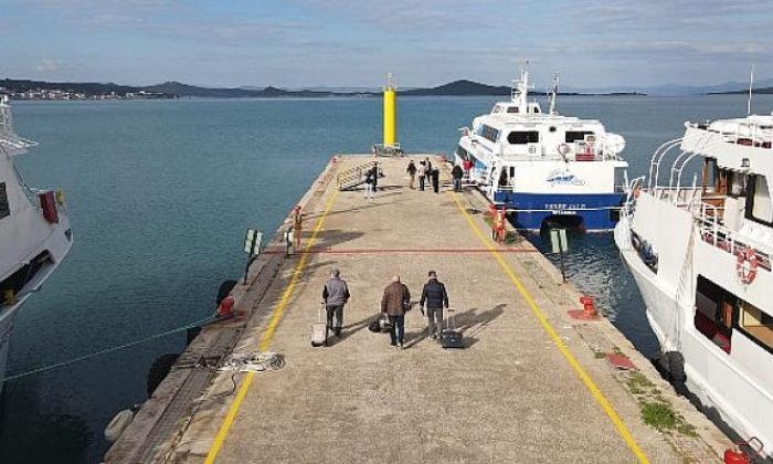 Ayvalık’ta 25 Ay Sonra İlk Yolcu Gemisi Midilli’ye Hareket Etti