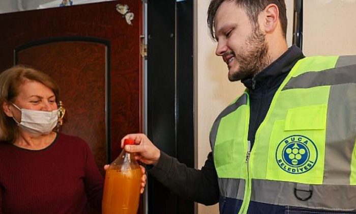 Buca’da 1 yılda 4 bin 412 litre atık yağ toplandı