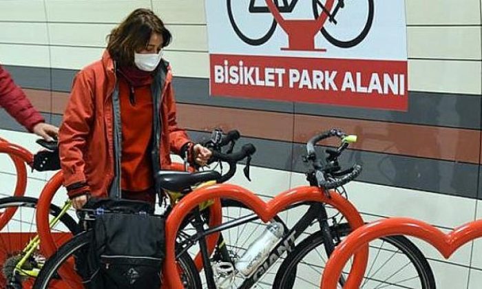 Çevreci İstanbul Metro’suna “bisiklet parkları”