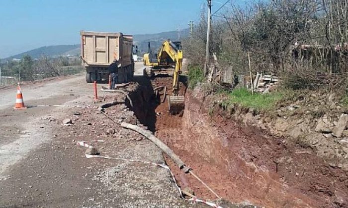 Derince Trafo Sokakta üstyapı çalışması
