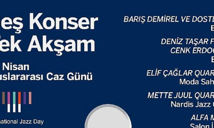 Garanti BBVA, 30 Nisan “Uluslararası Caz Günü”nü 5 farklı konserle kutluyor!