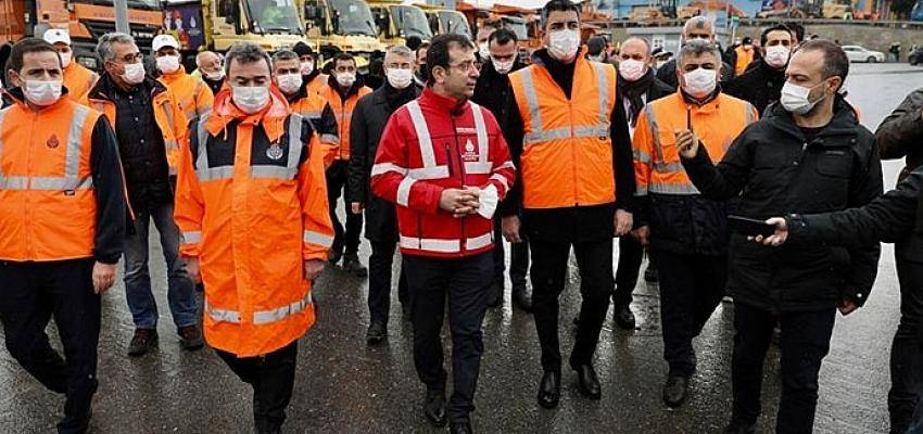 İmamoğlu: “Kar ve mevsim bereketiyle güzel günleri hep beraber kucaklayalım”