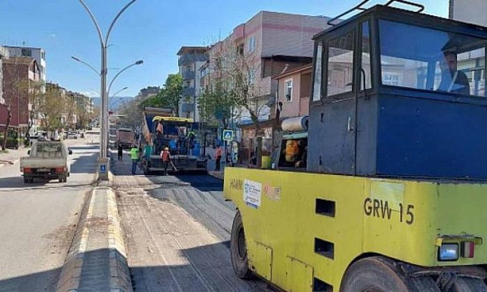 Körfez Akşemsettin Caddesi asfaltlandı