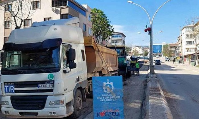Körfez Akşemsettin Caddesi asfaltlandı