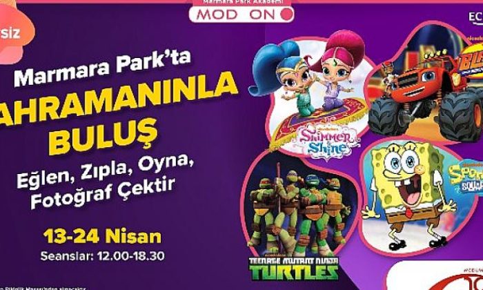 Marmara Park Minikleri Sevilen Çizgi Film Kahramanlarıyla Buluşturacak