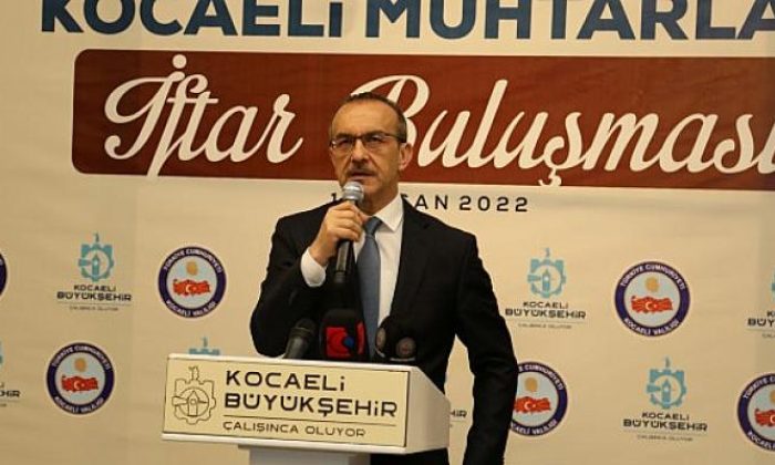 Yavuz ve Büyükakın, iftarda muhtarlarla bir araya geldi
