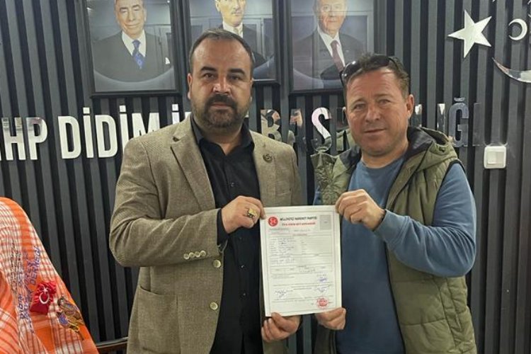 Aydın Didim’de iş insanı Gürcan Kuvvetli MHP’ye katıldı