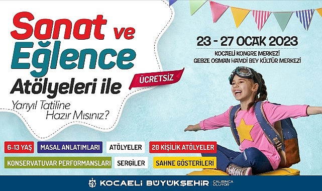 Büyükşehir’den yarıyıl tatilinde sanat ve cümbüş atölyeleri