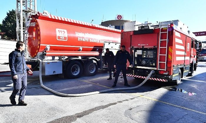 ESHOT’un mazot tankerleri artık yangın söndürmede kullanılacak