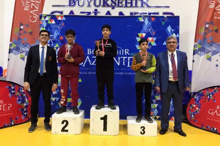 Gaziantep’te satranç turnuvasını kazananlar aşikâr oldu