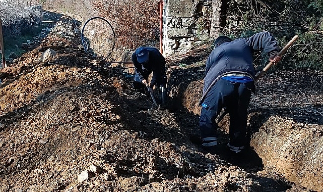 Gündoğmuş Serinyaka’nın içme suyu çizgisi yenileniyor