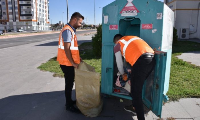 Kayseri Kocasinan 228 ton kıyafeti geri döndürdü