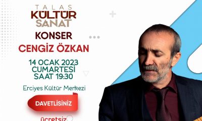 Kayseri Talas’ta Cengiz Özkan heyecanı
