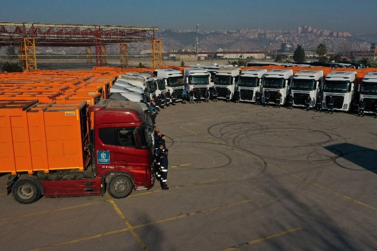 Kocaeli’de atık aktarma araçları hizmete girdi
