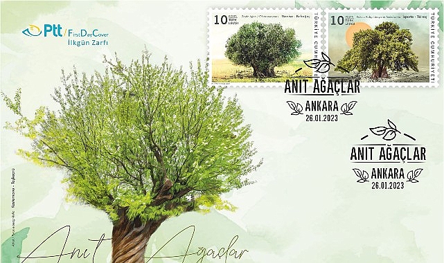 PTT’den “Anıt Ağaçlar” Bahisli Anma Pulu ve İlkgün Zarfı