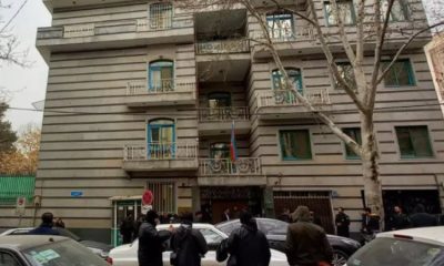 Tahran’da Azerbaycan Büyükelçiliği’ne atak: 1 meyyit