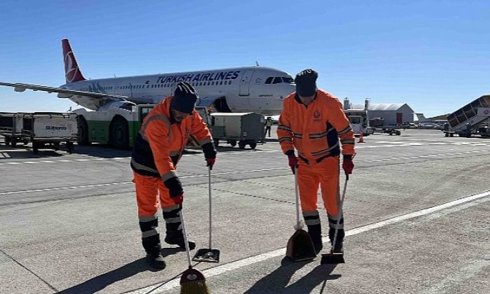 Adıyaman Havalimanı’nın paklığını Bağcılar Belediyesi yapıyor