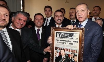 Bursa Kestel’den Cumhurbaşkanı Erdoğan’a manalı ikram