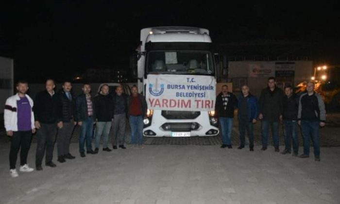 Bursa Yenişehir’de afet bölgesine erzak bağışı daveti