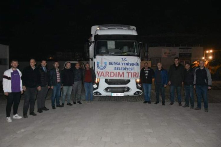 Bursa Yenişehir’de afet bölgesine erzak bağışı daveti