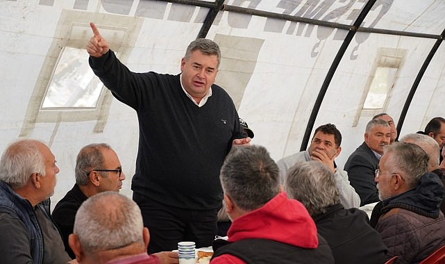 Çeşme Belediye Lideri M. Ekrem Oran: Sanayi esnafı ile kahvaltıda bir ortaya geldi