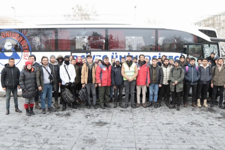 ERÜ’den zelzele bölgesine yardım eli