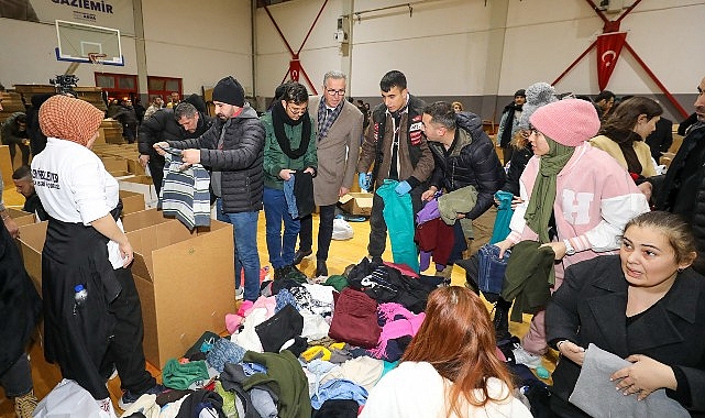 Gaziemir’den depremzedelere büyük dayanak