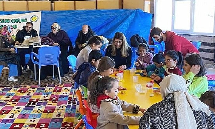 Harran Üniversitesi, Zelzeleden Etkilenen Çocuklar İçin Oyun, Aktiflik ve Eğitim Alanı Kurdu