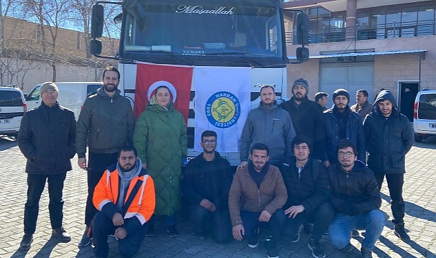 Harran Üniversitesi’nin Bir Yardım Konvoyu Daha Deprem Bölgesine Gönderildi
