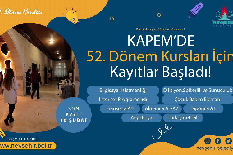 KAPEM’de yeni kayıtlar başladı