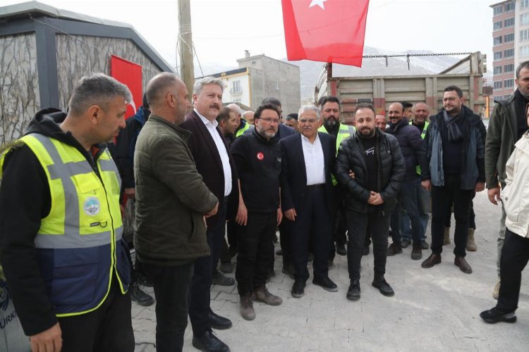 Kayseri protokolünden Konteyner Çarşı kontrolü