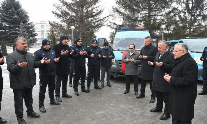Kayseri zabıtası Hatay’a gitti
