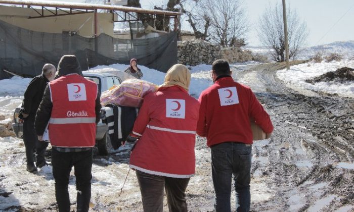 Kızılay’dan kırsala besin takviyesi