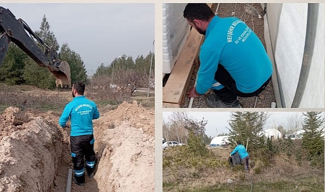 Nevşehir Belediyesi Grupları, Afet Bölgesinde Altyapı Çalışmalarına Devam Ediyor