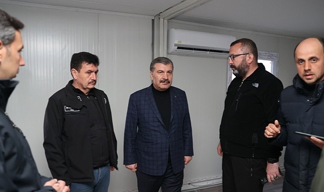 Sıhhat Bakanı Koca, Defne’deki Kocaeli Büyükşehir Hastanesi’ni inceledi