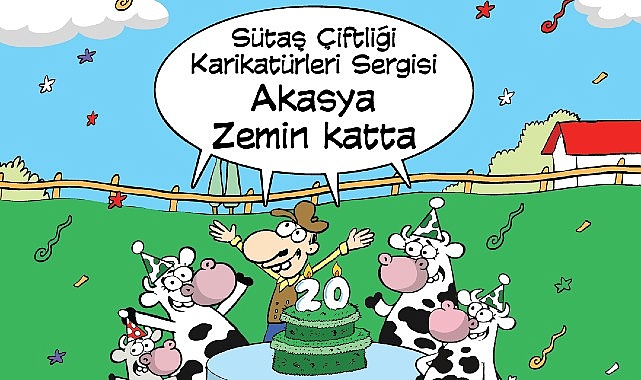 Sütaş Çiftliği Karikatürleri Standı’nın yeni durağı Akasya