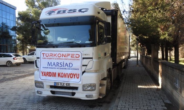 TÜRKONFED üyeleri zelzele bölgelerine yardımı sürdürüyor