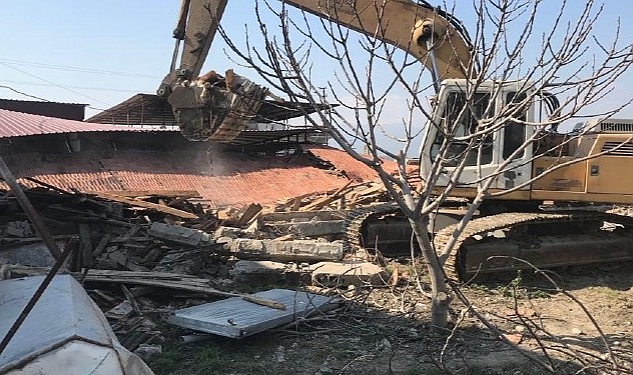 Zelzelede Telef Olan Hayvanlar Hastalık Riskine Karşı Gömüldü