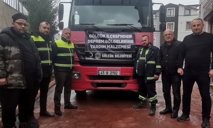 Gölcüklü hayırseverler deprem bölgesinde