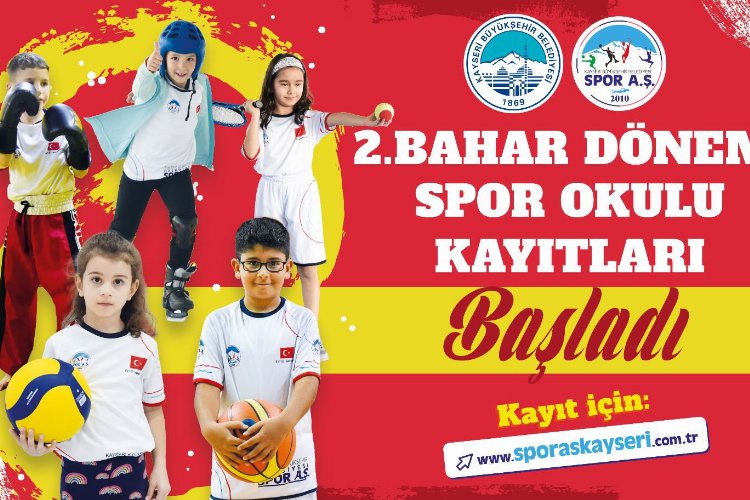 Kayseri Büyükşehir’de spor okulları başlıyor