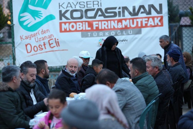 Kayseri Kocasinan’dan kardeş Türkoğlu’na ziyaret