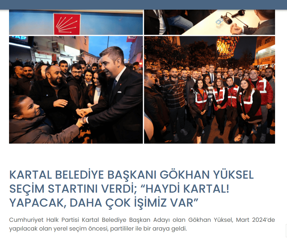 kartal belediyesi chp